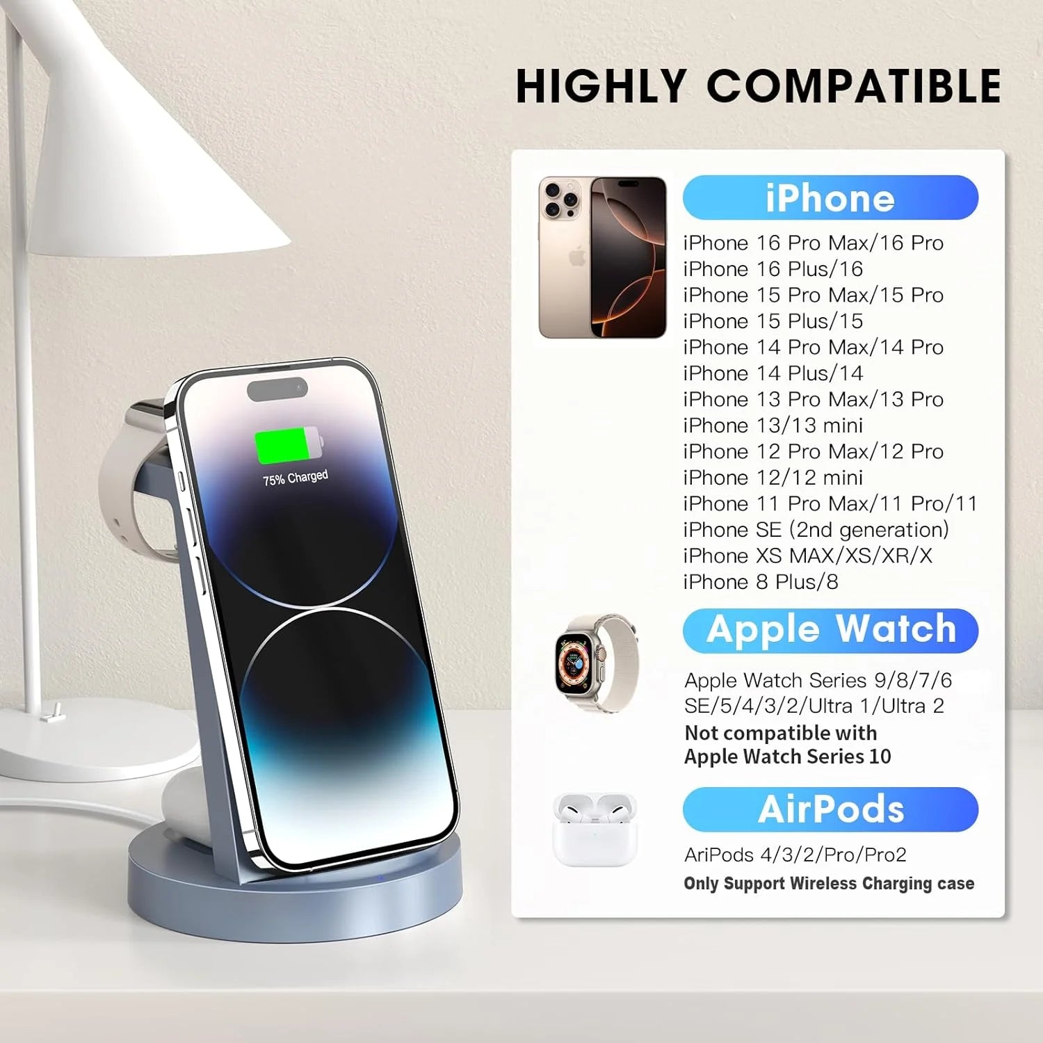 3-in-1 Wireless Charging Station
