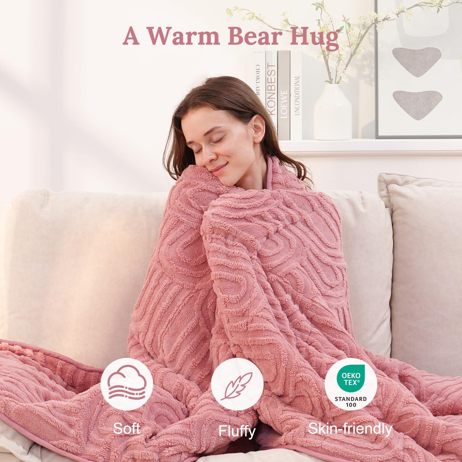Pink Sherpa Weighted Blanket