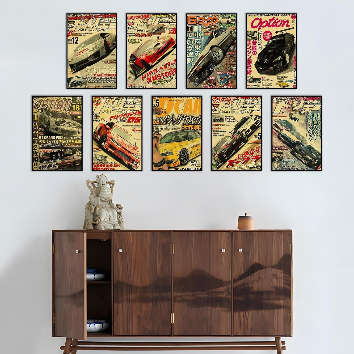 JDM racing car wall art