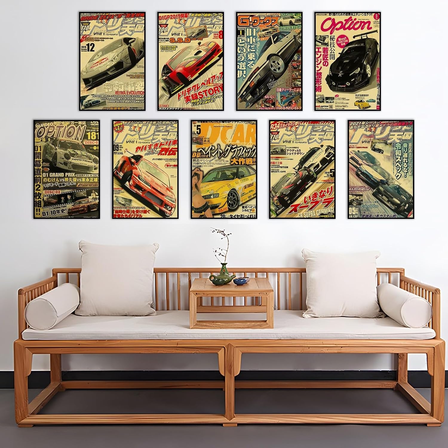 JDM racing car wall art