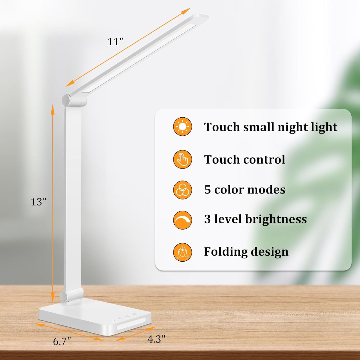 Foldable LED Desk Lamp