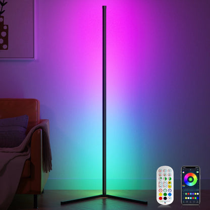 RGB LED Corner Floor Lamp