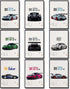 Supercar Wall Art Prints